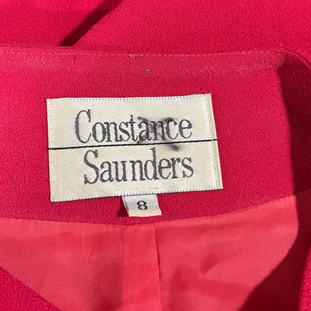 Constance Saunders Vintage Raspberry Button-Up Co… - image 7